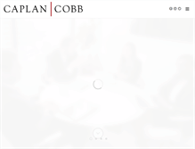 Tablet Screenshot of caplancobb.com